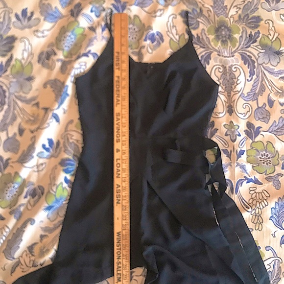 Jumpsuit 🖤 Leg Slits Tango Wrap Cocktail Dance pARTy - Picture 12 of 14